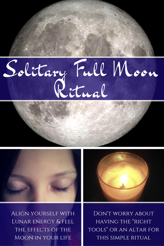 Solitary Full Moon Ritual